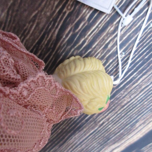 Believe in Vintage Porcelain Doll Head &amp; Ball with Tassel Christmas Ornament - Picture 7 of 7